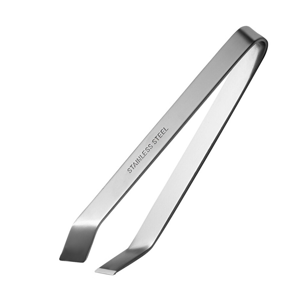Kitchen handheld Hair Tong Remover Tweezer Fish Bone Clip Poultry Defeatherer Gooseneck Plucker: Flat mouth
