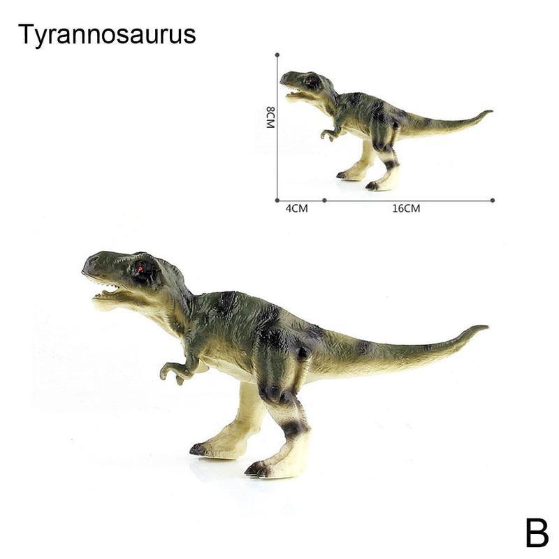 Simulazione piccolo dinosauro modello giocattolo Yrannosaurus Rex velocraptor bambini mirrosaurus regali di compleanno per bambini Wyvern I4D3: B