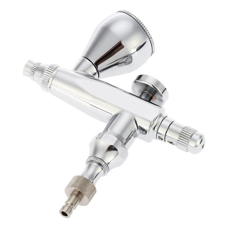 Mini airbrush kompressor 0.3mm 5 & 13cc maling single-action airbrush sandblaster til kage bilmodel makeup body paint