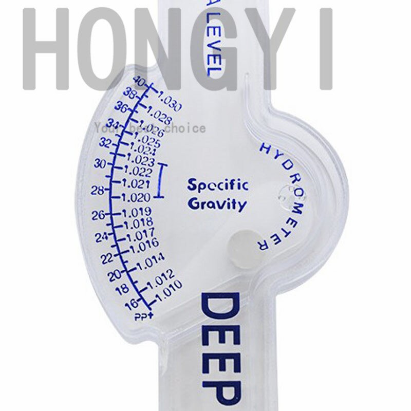HONGYI 1 piece brine hydrometer salinity meter error-free seawater hydrometer for aquacultrue seawater concentration meter
