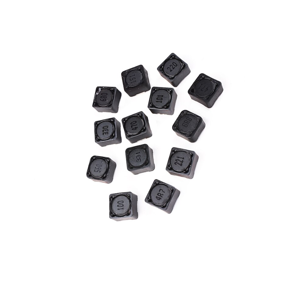 10Pcs/Lot Power Inductance CD127R CD127 Shielded inductor SMD Inductor 12*12*7mm 2.2/3.3/4.7/6.8/10/15/22/33/47/68/100-680UH