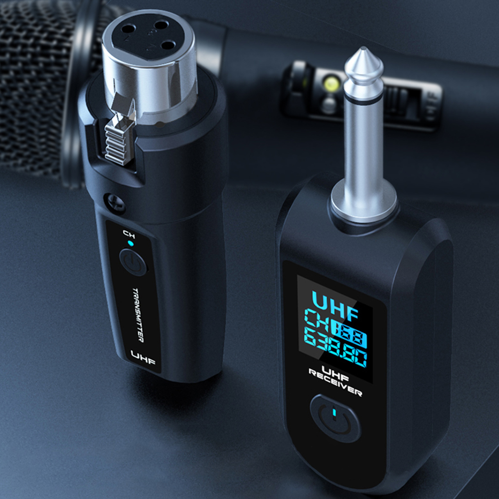 UHF-Wireless-Mikrofon-Konverter-Adapter, XLR-Sender und Empfänger, Mikrofonen, verkabelt in drahtloses System für kabelgebundene Mikrofon