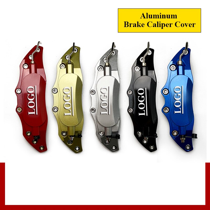 2 Stuks S/M/L Aluminium Auto 3D Disc Remklauw Covers Sticker Voor Cadillac Srx Xts Ats cts Cts Ext Coupe XT6 CT6 Auto Accessoires