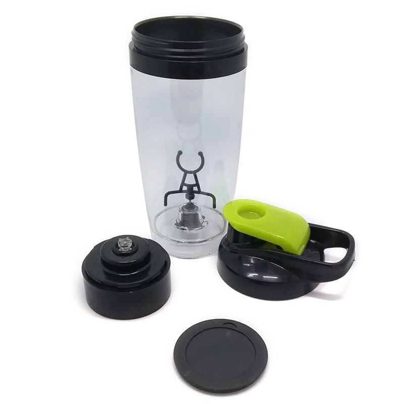 Bærbar virvel elektrisk protein shaker mikserflaske avtakbar kopp