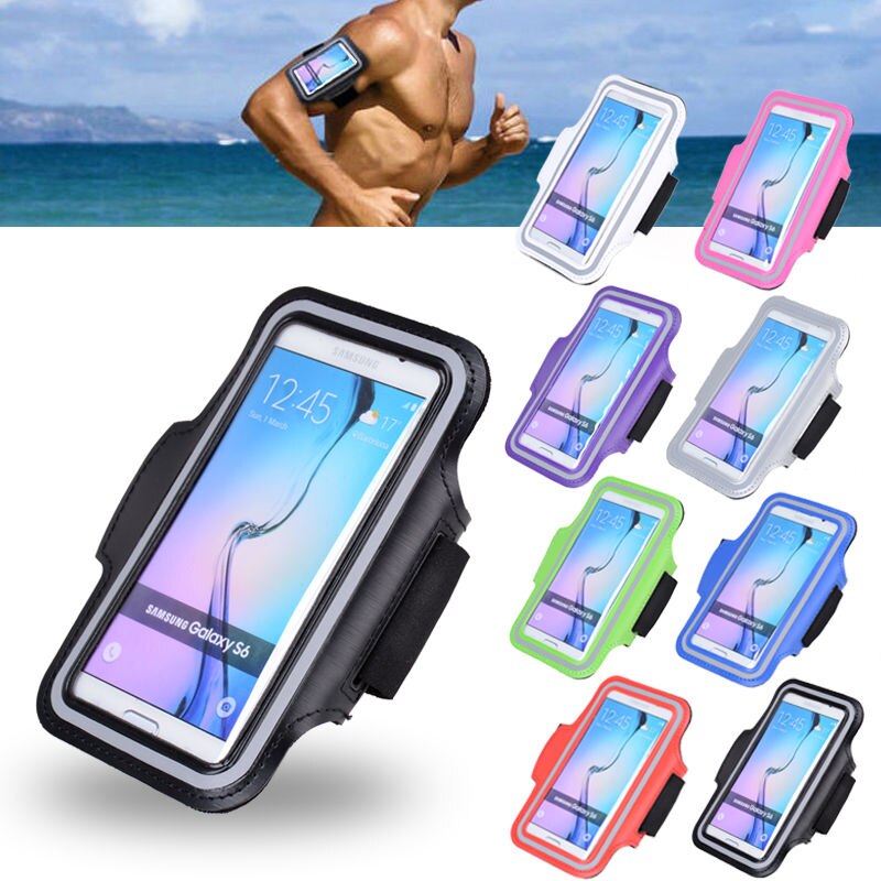 Universal Running Jogging Sport Gym Telefoon Houder Armband Case Cover voor Samsung Galaxy Note 1 2 3 4 5
