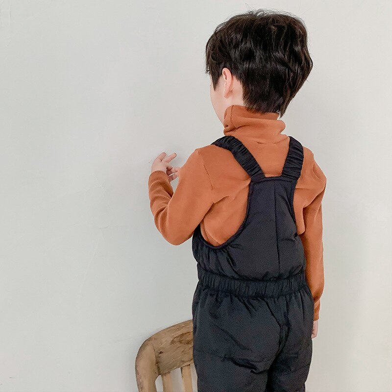 Herfst winter kinderoveralls meisjes jongens&baby's warme winddichte broeken dikker voor kinderen ruien