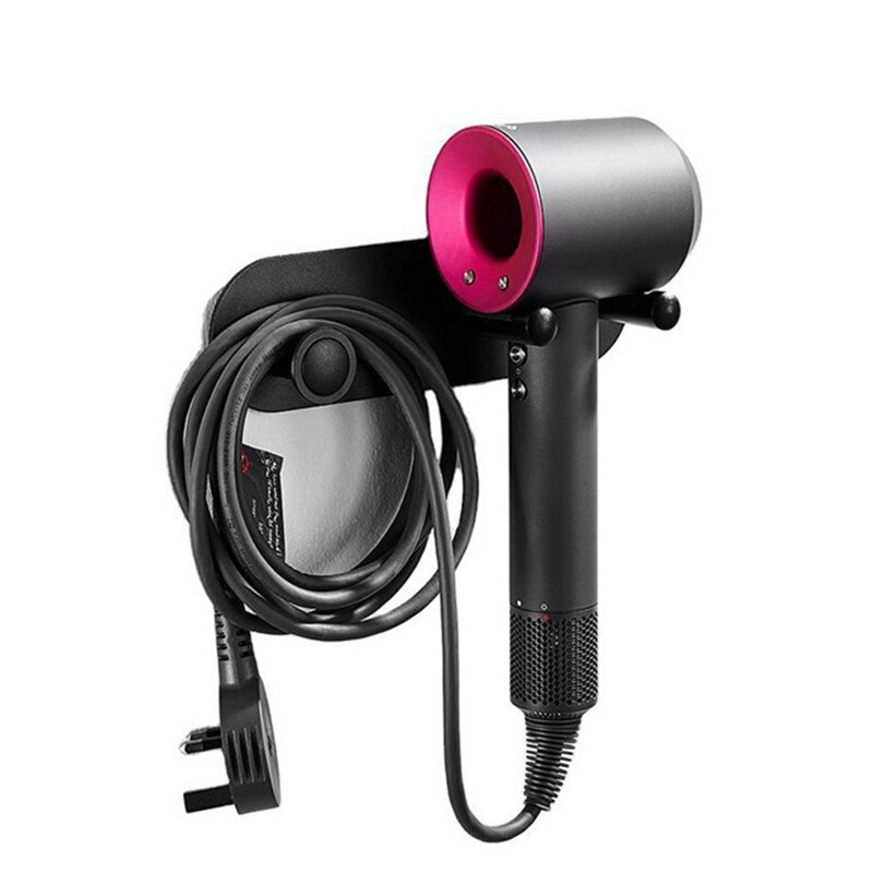 Wall Mounted Holder For Dyson Supersonic Hair Dryer, Self Adhesive Wall Hanging Power Plug Organize: Default Title