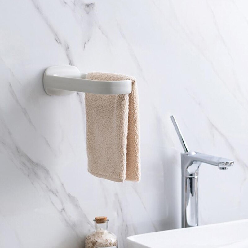 Toilet punch-free håndklædeholder toilet håndklædeholder vægmontering badeværelse hylde køkken håndklædeholder