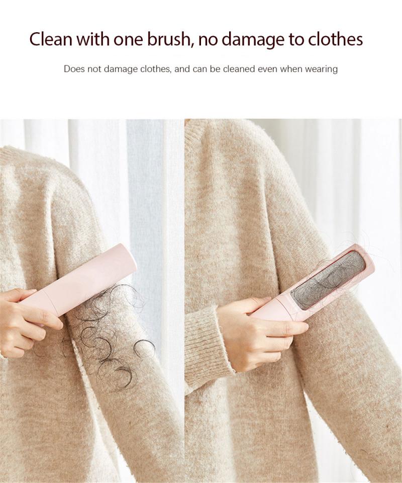 1pc Sticky Portable Washable Dust With Cover For Wool Lint Roller Hair Dust Remover Clothes Winter Clothes Dust Removal Brush