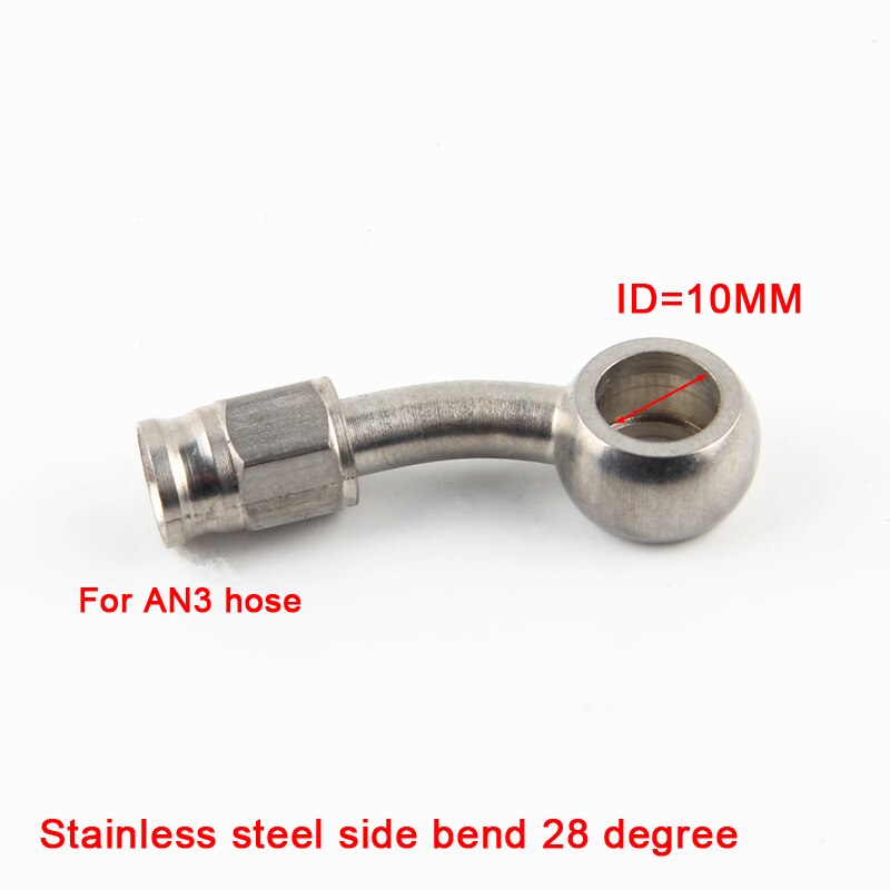 car motorcycle Motor Bike hydraulic PTFE brake hose stainless steel swivel banjo fitting turbo oil line Fitting AN3