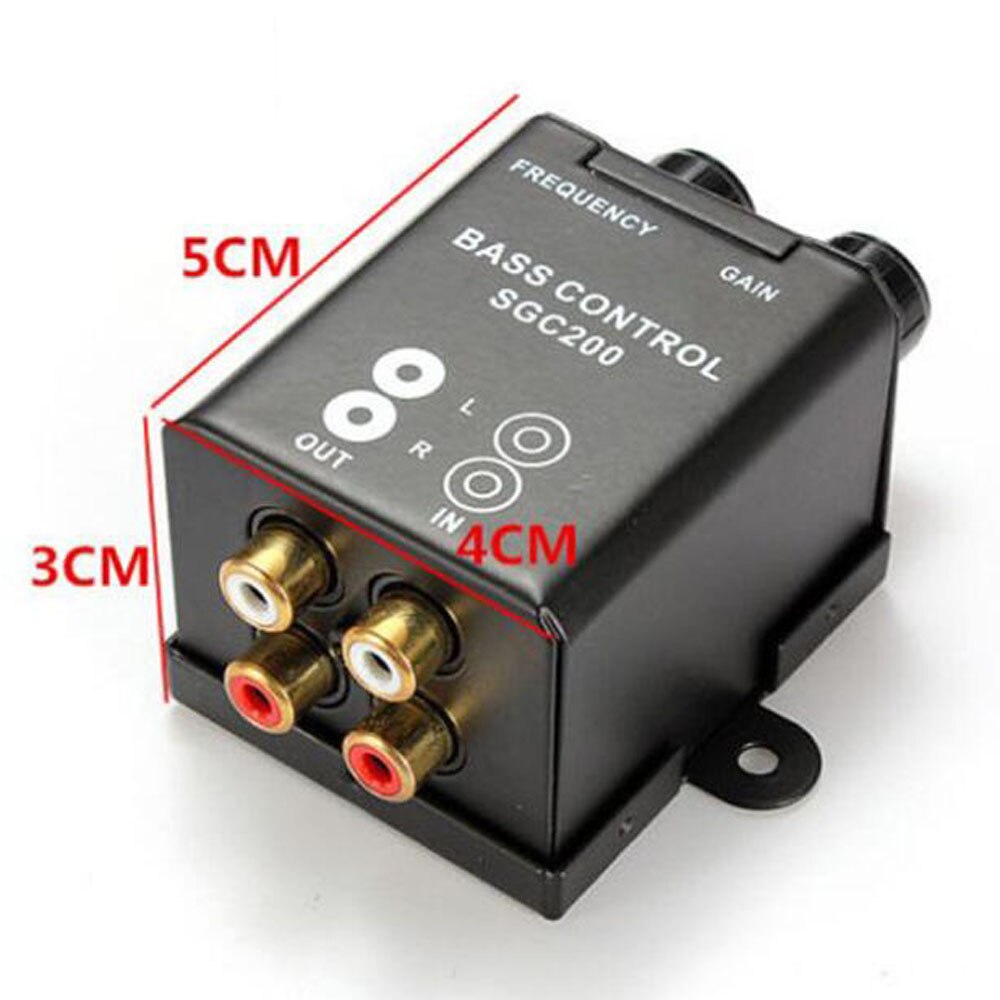 Amplificateur à distance pour voiture, égaliseur Audio de voiture, contrôleur de basses croisées, RCA