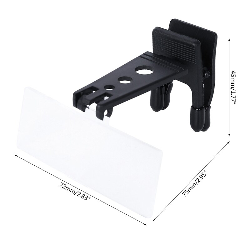 Cap Clip on Magnifying Glass Clip-on Magnifier 1.5x 2.5x 3.5x Flip-Up Glass Compatible with Surgical Laboratory Rapair