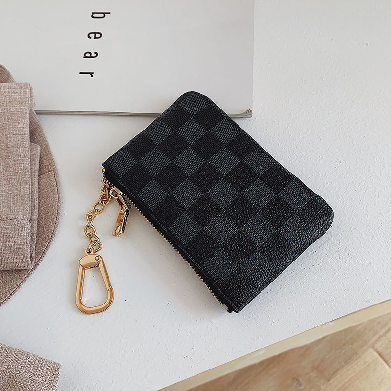 Zipper Ladies Short Wallet Coin Pouch Purse Wallet PU Leather Clutch Bag Large Capacity Ladies Unique Wallet