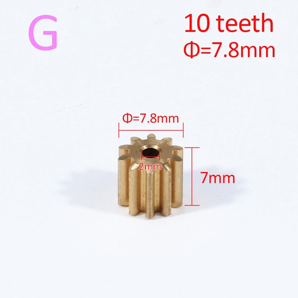 Azgiant 1Pcs 8/9/10/11/12 Tanden Koperen Auto Motor Gear Voor FC280 260 130 140 motor Internationale Standaard Universele: G
