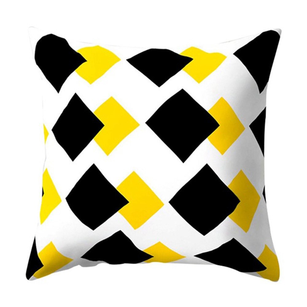 Geel Polyester Geometrische Kussen Ananas Kussen Decoratieve Kussen Voor Sofa Diy Gedrukt Kussen Seat Stoel Kussen