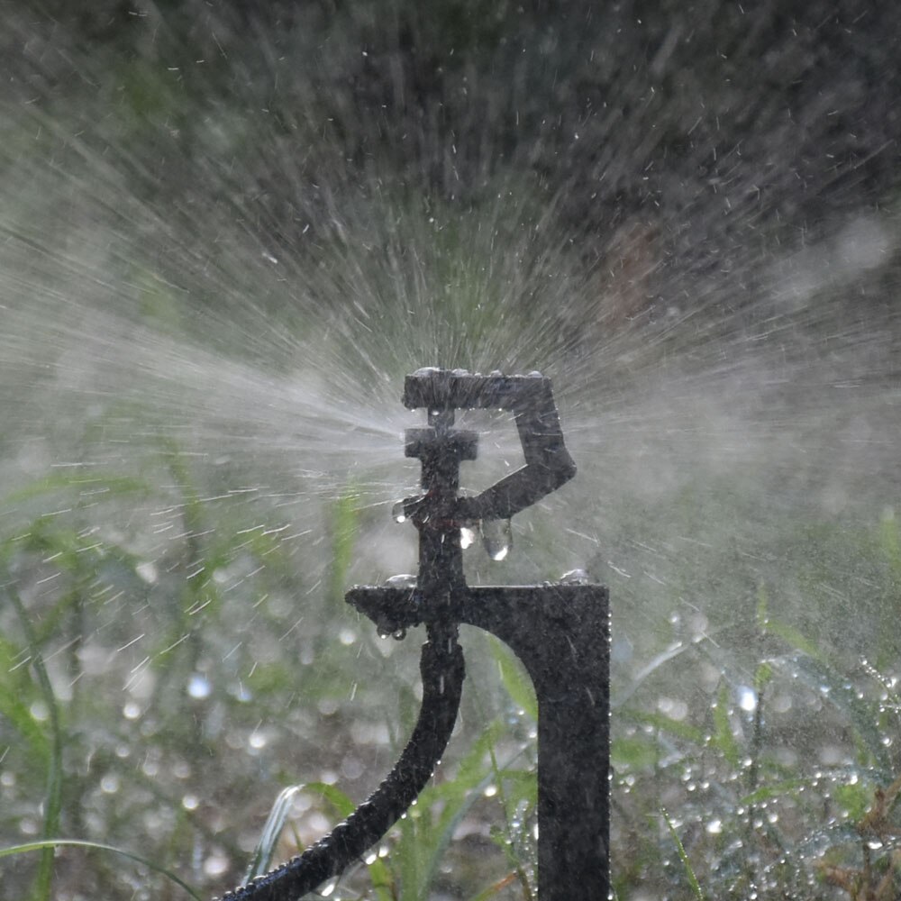 Garden rotating sprinkler nozzles With nozzle support garden watering sprinklers for lawn garden greenhouse micro irrigation 5pc