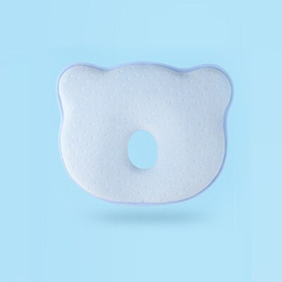 Oreillers ergonomiques en mousse à mémoire de forme pour bébé, respirables, pour empêcher la tête plate des -nés de 0 à 12M: 3