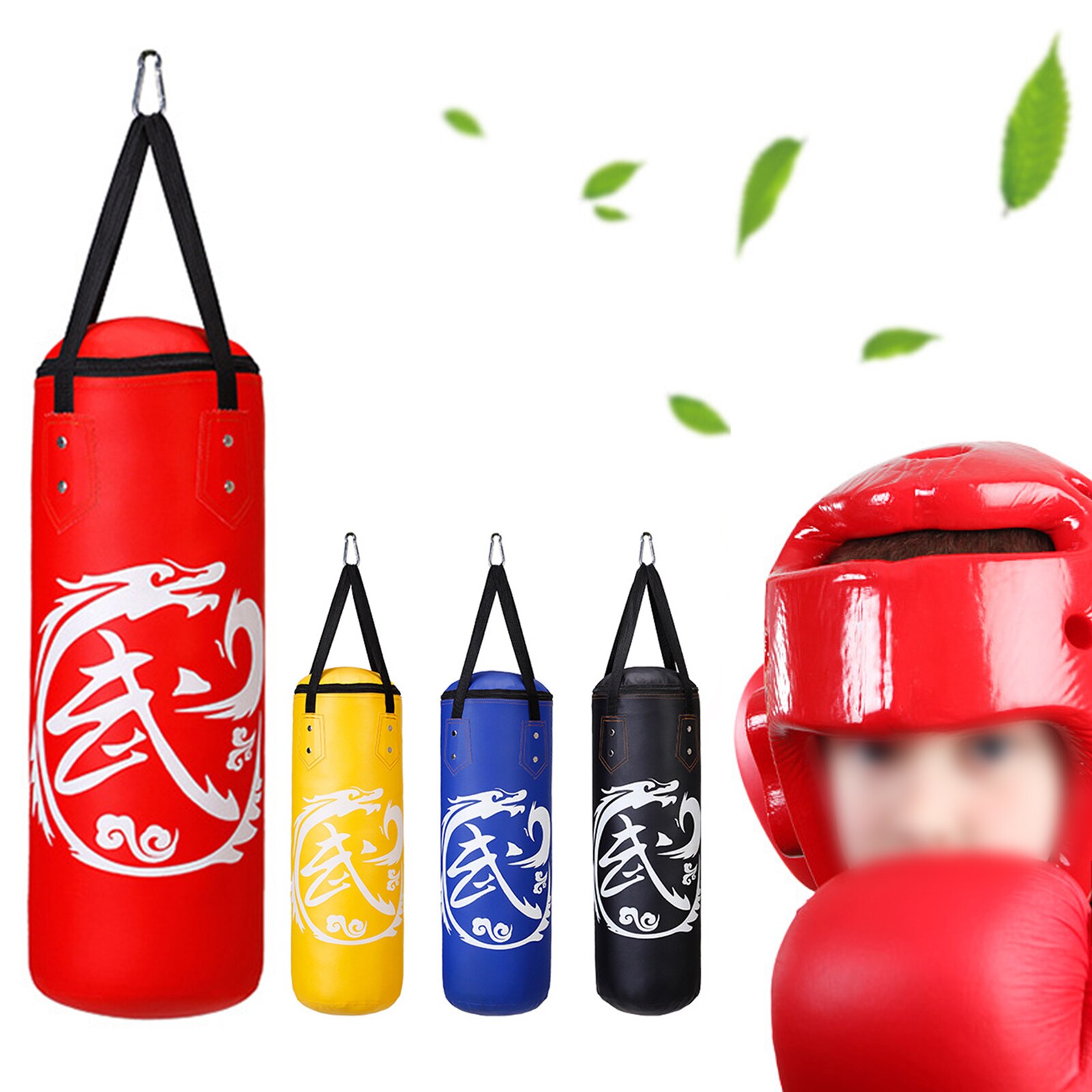 Boxsack Ungefüllt trete Boxen Beutel PU Leder Ausbildung Boxen Tasche freundlicher drinnen Boxen ÜSpund Beutel Fitness Muay thailändisch