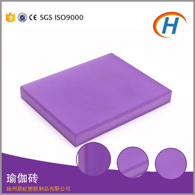 Tpe 40*50*6cm fabrikverkauf grüne balancematte tpe yoga balance weiche pedale rutschfeste fitnessmatte 6cm dick
