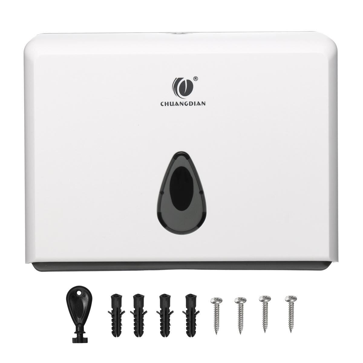 Wall-Mounted Paper Towel Dispenser Commercial Paper Hand Towel Dispenser Tissues Box Holders Bathroom Bank Hotel Office