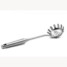 Cuillère à Spaghetti fourchette en acier inoxydable | Ustensile à spaghetti, fourchette à spatule fendue, fourchette à Spaghetti égouttoir à pâtes, cuillères en acier inoxydable, ustensiles de cuisine, outils de cuisine