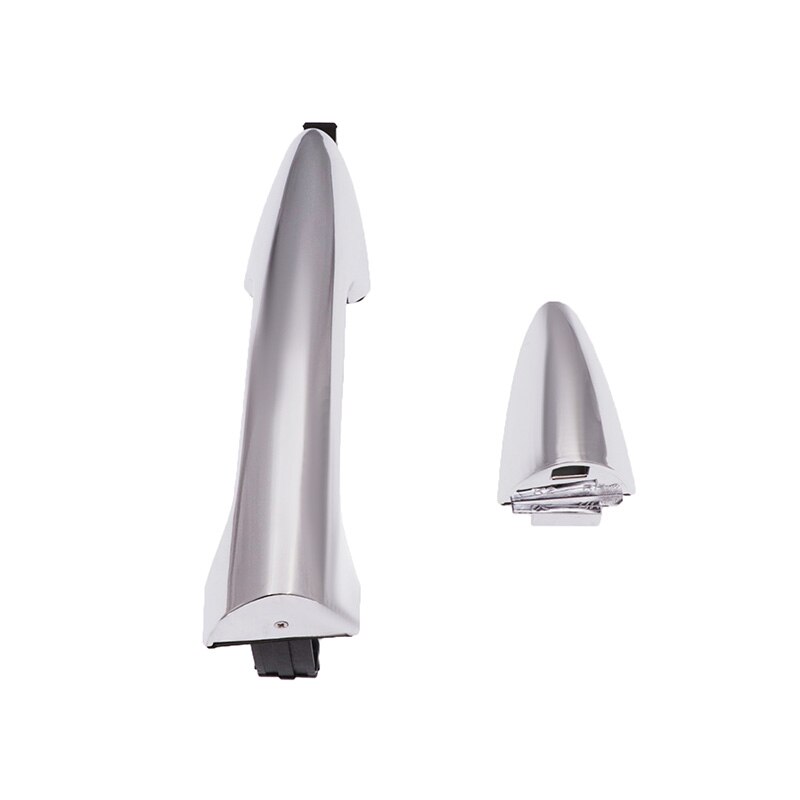 Manija de puerta Exterior delantera, trasera, izquierda y derecha para KIA RIO K2 manijas exteriores galvanizadas, accesorios para automóviles, estilo,: Front Right