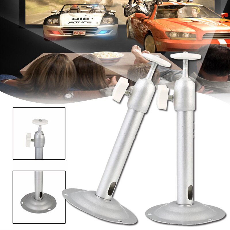 Projector Stand Adjustable Universal Projector Ceiling Bracket Wall Mount for Cameras 360 Degrees LCD Premium Ceiling Stand Hold