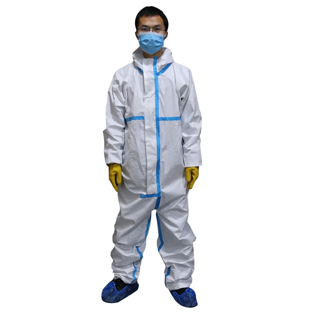Disposable Protective Clothing Hooded Waterproof Bacillus Laboratory Epidemic Isolation Work Clothes