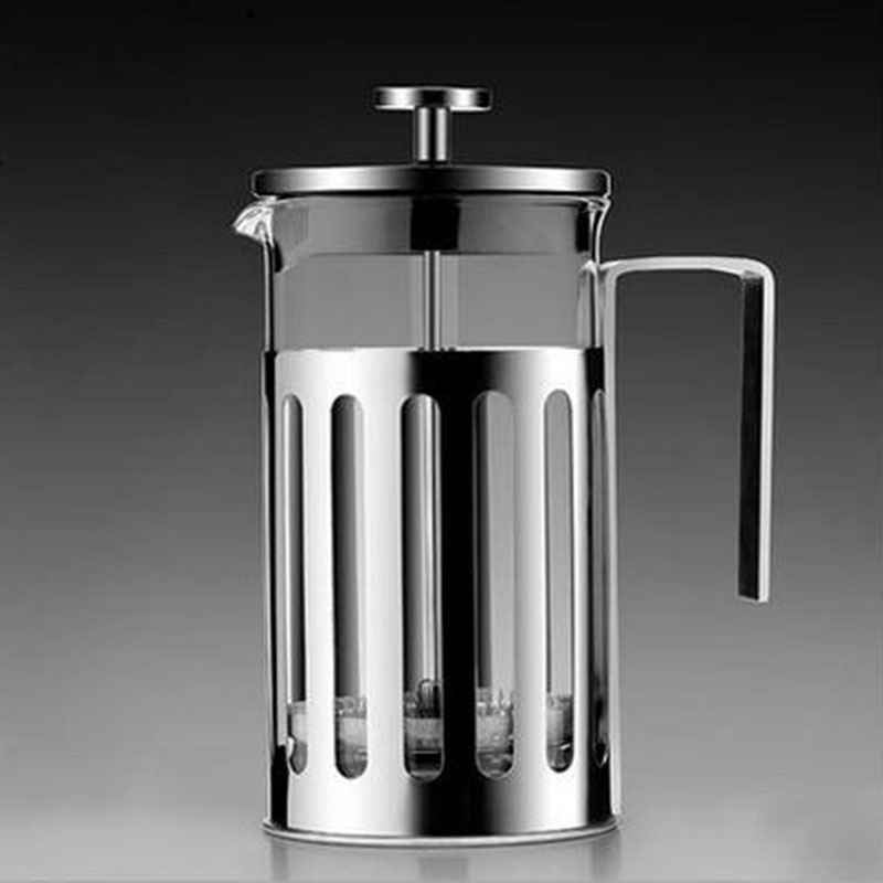 Stainless Steel French Press Coffee Espresso Maker Coffee Kettle Pot Barista Tools Coffe and Tea Brewer Pot Teapot