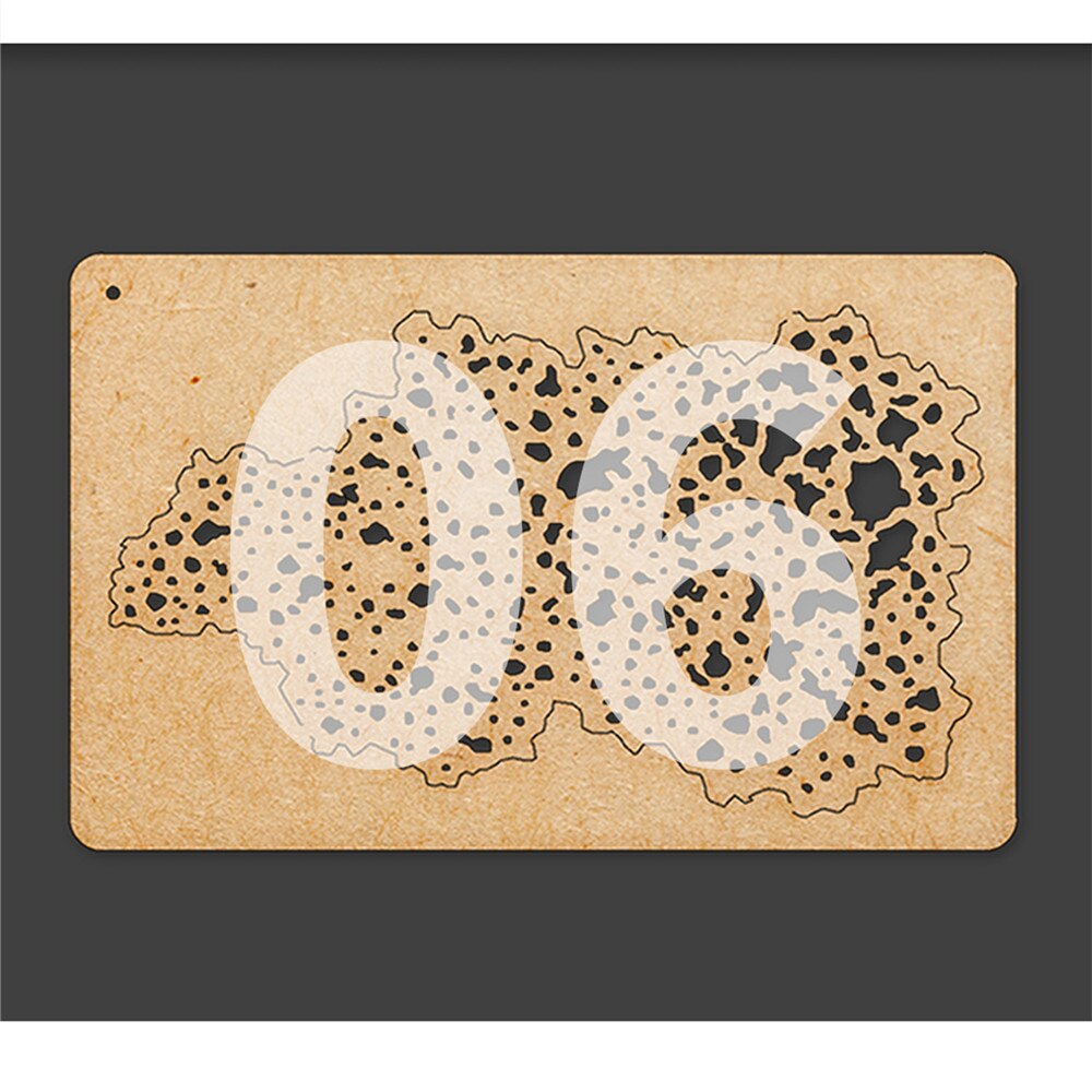 For LIANG-0006/ 0007 Salt Weathering Effect Airbrush Stencil Tools for 1/32 1/48 1/72 Aircraft Model Tool