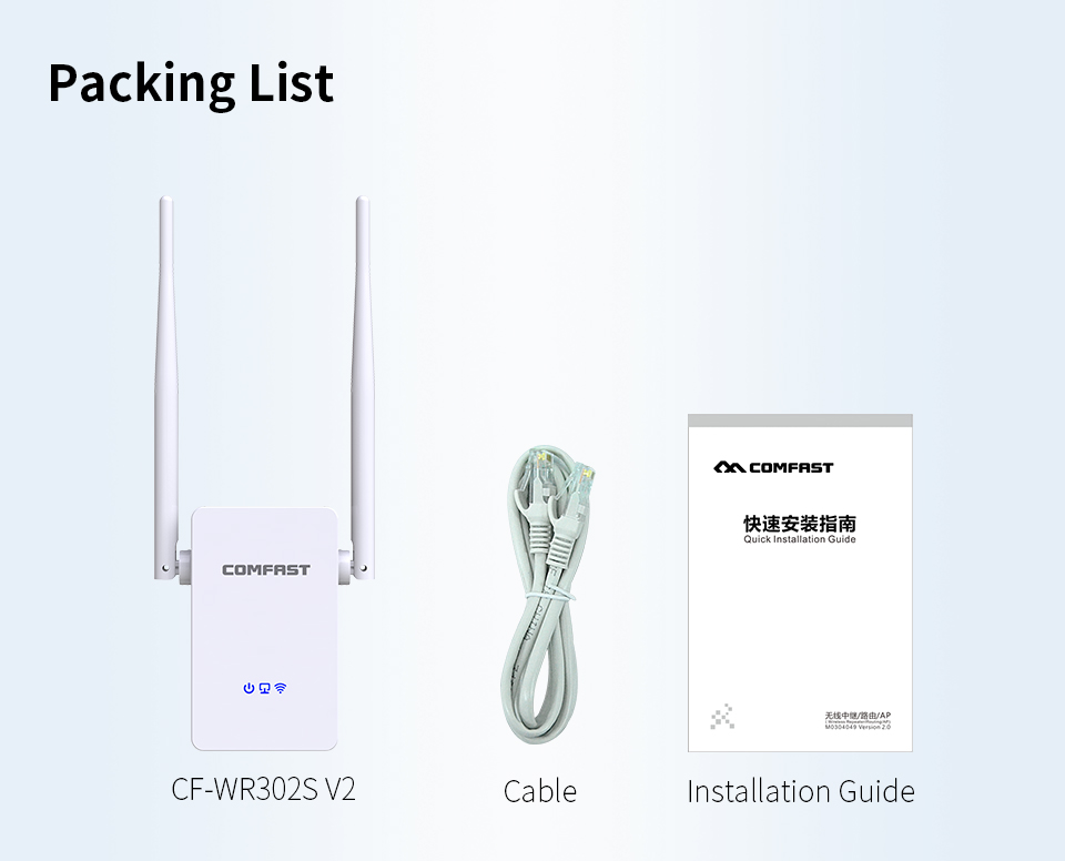 Powerful 10dbi Antenna Wireless WIFI Repeater Range Extender Signal Amplifier 802.11N/B/G 300Mbps Wi-fi Signal Booster Repetidor