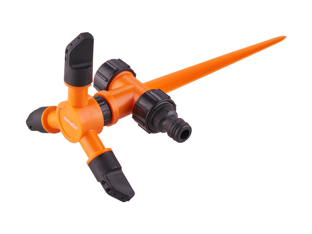 Tuinsproeier 360 ° Rotatie Irrigatie Bewateringssysteem Automatische Landbouw Gazon Boerderij Kas Water Sprinkler: WHITE