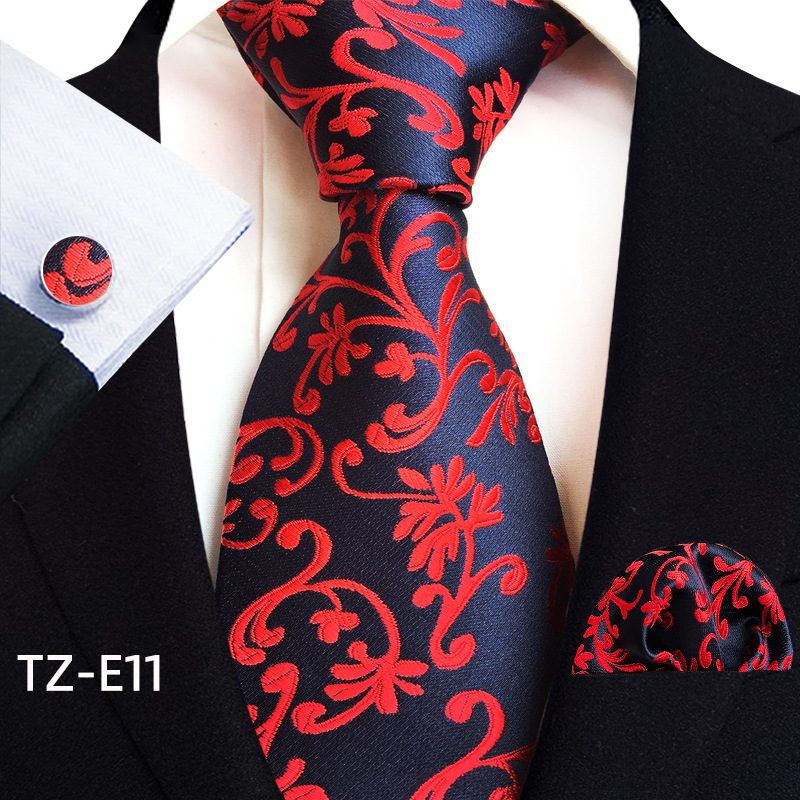 Gold Paisley Silk Ties For Men Luxury 8cm Royal Striped Necktie Pocket Square Cufflinks Set Jacquard Weave Tie Suit Accessories: Lavender