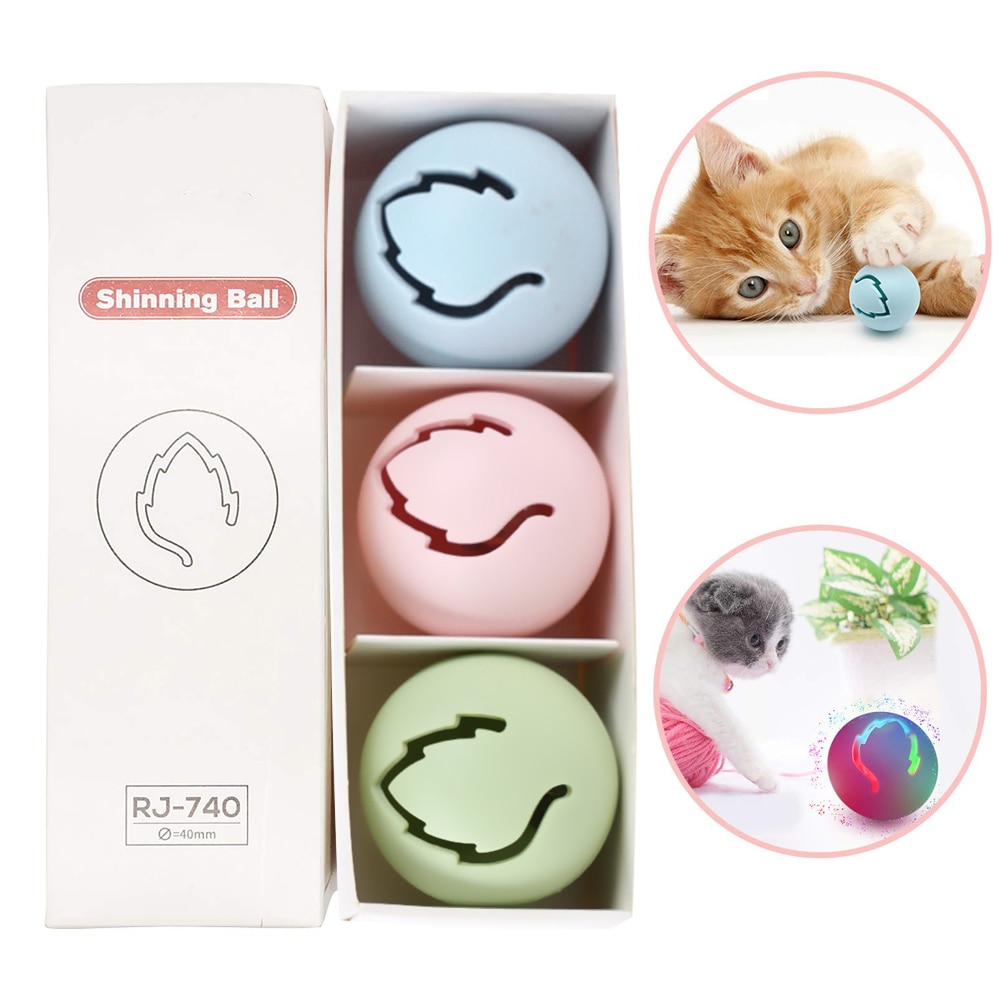 Animaux chat jouets interactif piste balle jouet chats amusant chat jeu Intelligence disque chat pour jouet balles pour Traning