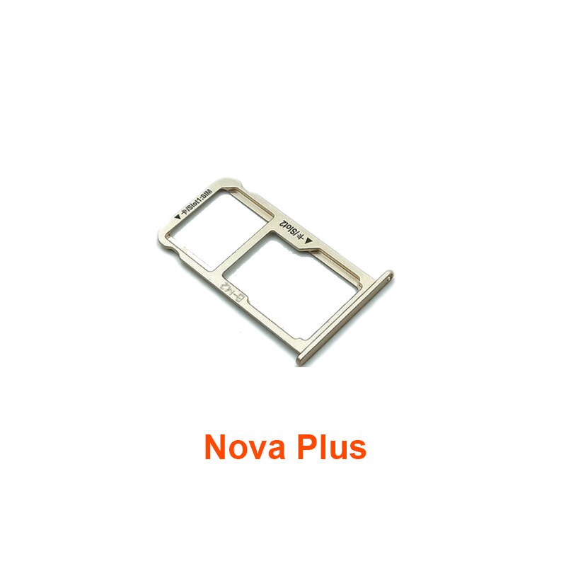 AAA SD karta pamięci uchwyt MicroSD Nano gniazdo karty Sim taca adapter dla HUAWEI Nova plus kumpel 10 lite kumpel 20 30 lite Nova 5i zawodowiec