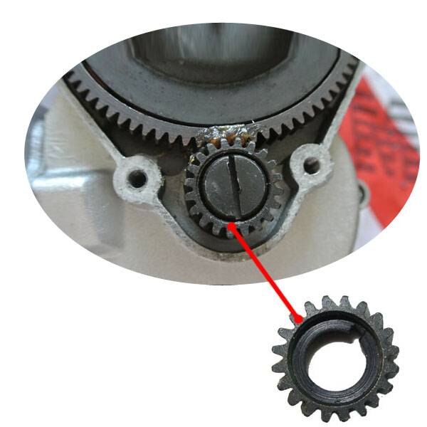 Piñón cónico para volante de inercia, adecuado para bicicleta de empuje motorizada de 80cc, 60cc, 66cc, 49cc, 1 unidad