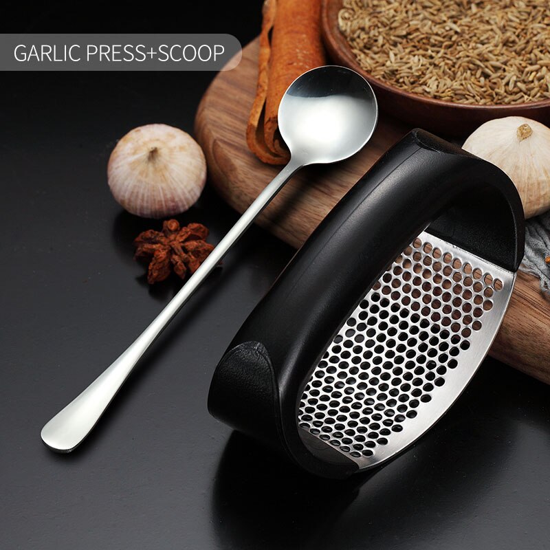 Bouton pression ail en acier inoxydable | Lien VIP pour TOM: Black With Spoon