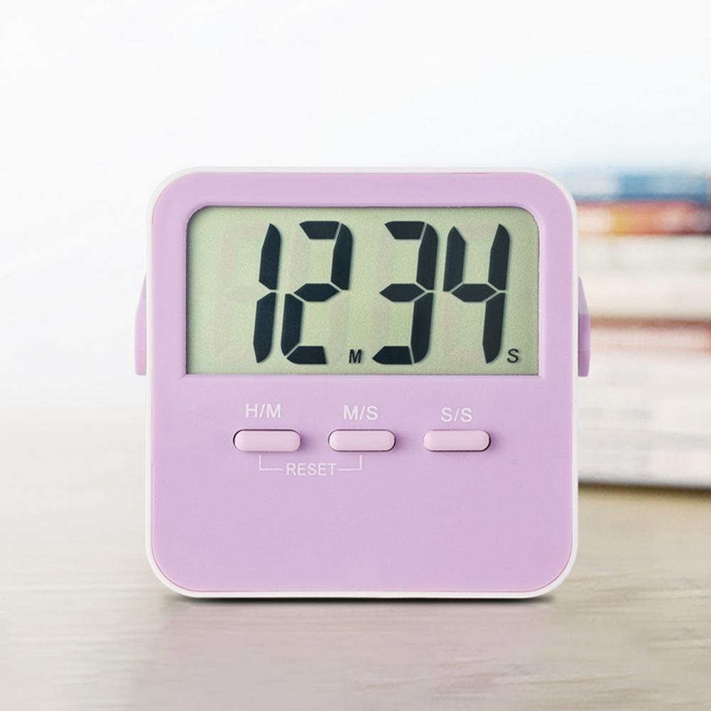 Electronic Digital Timer for Kitchen Cooking Shower Battery Powered LCD Display Kitchen Timer for Sports