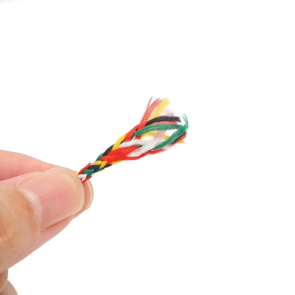 5M Veelkleurige Polyester Katoen Gevlochten Touw String Koord Voor Diy Armband Ketting Sieraden Makings Accessoires 2Mm