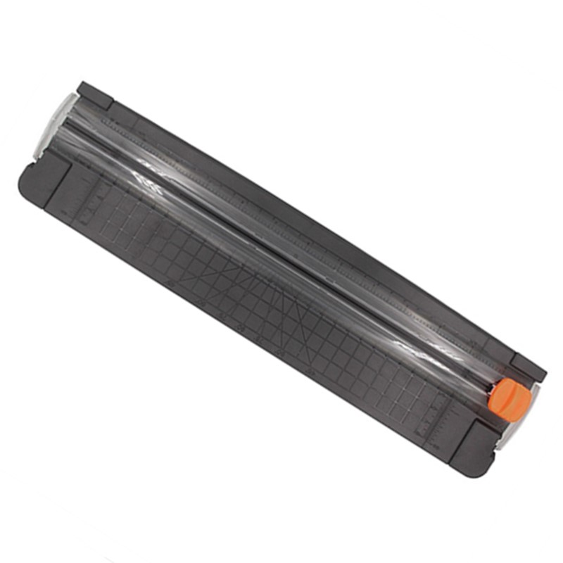 A4 Paper Cutting Machine Paper Cutter Art Trimmer Crafts Photo Scrapbook Blades DIY Office Home Stationery Knife: Black