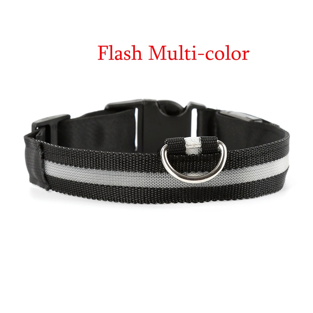 Led Anti-Verloren Huisdier Halsband Flashing Glow Glowing Lichtgevende Night Halsbanden Harnesses Riemen Huisdier Producten Kat Halsbanden: multi color