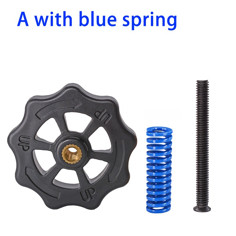 4PCS M3/M4 Heat Bed Leveling Spring Knob Parts 3D Printers Print Platform Screw Nuts Calibration Accessories