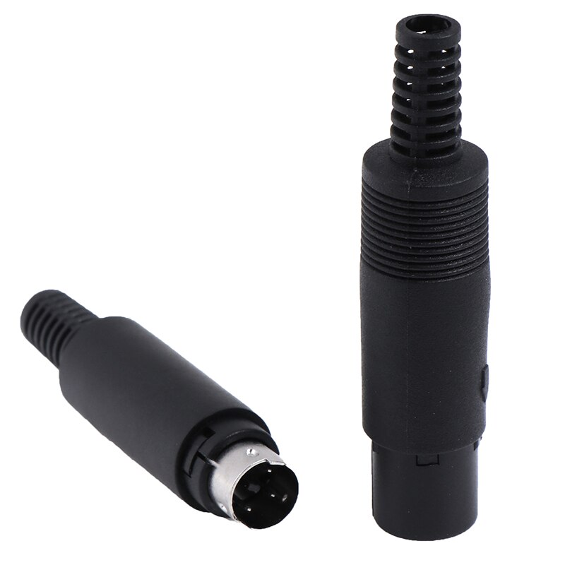 1PC Mini DIN Plug Socket Connector 3/4/5/6/7/8 PIN Chassis Cable Mount Male Female 3-8Pin