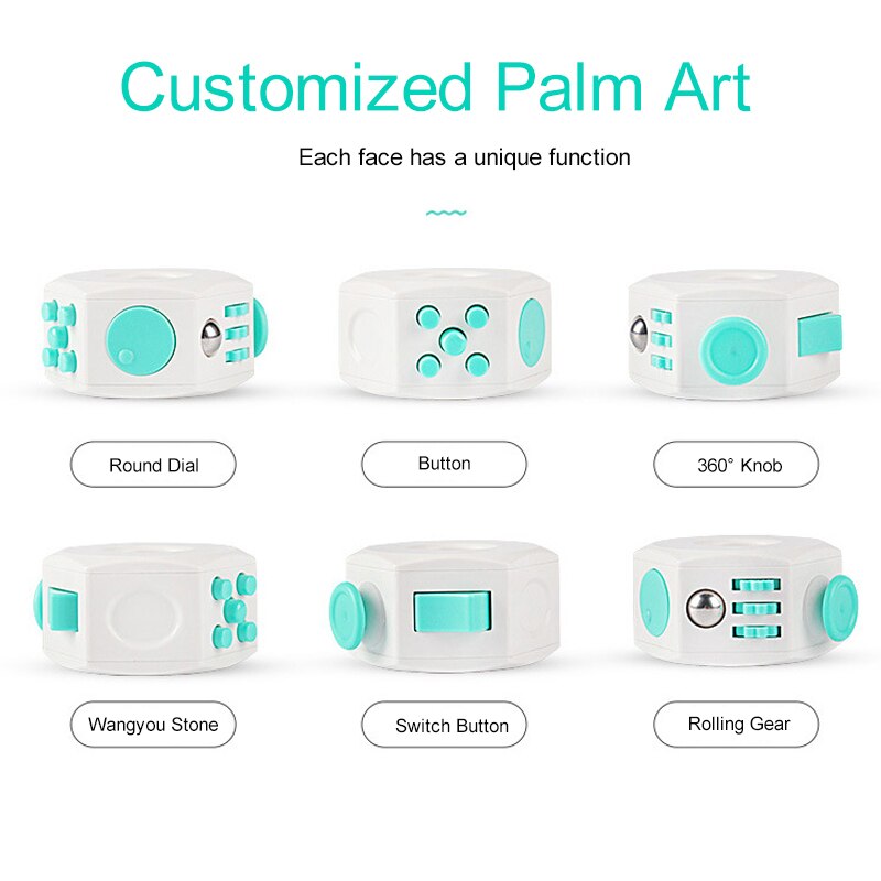 Fidget Speelgoed Min Kubus Speelgoed Vinyl Bureau Vinger Speelgoed Squeeze Fun Stress Reliever