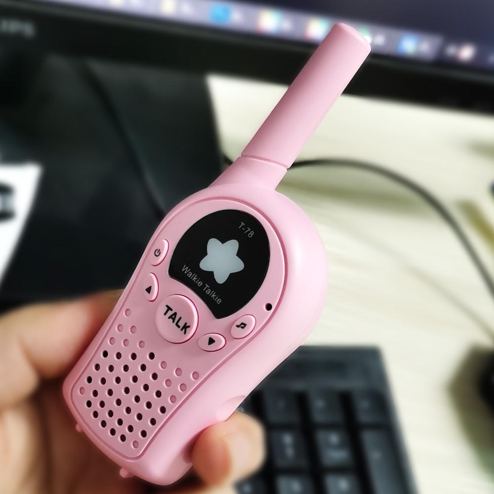 Xuncn Walkie Talkie Kids 3km Children Boys and Girls Star Phone Walkie Talkie Toy Mini 2pcs Radio Xmas Birthday Christmas