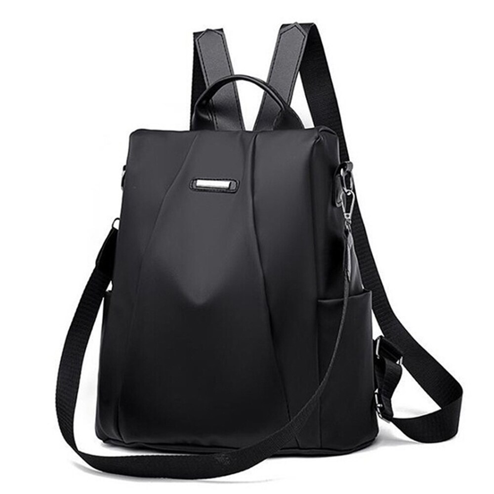 Female Backpack Mochila Feminina Multifunction Girls Leather School Brand Women Shoulder Bag Sac A Dos Travel Back Pack: Black 06