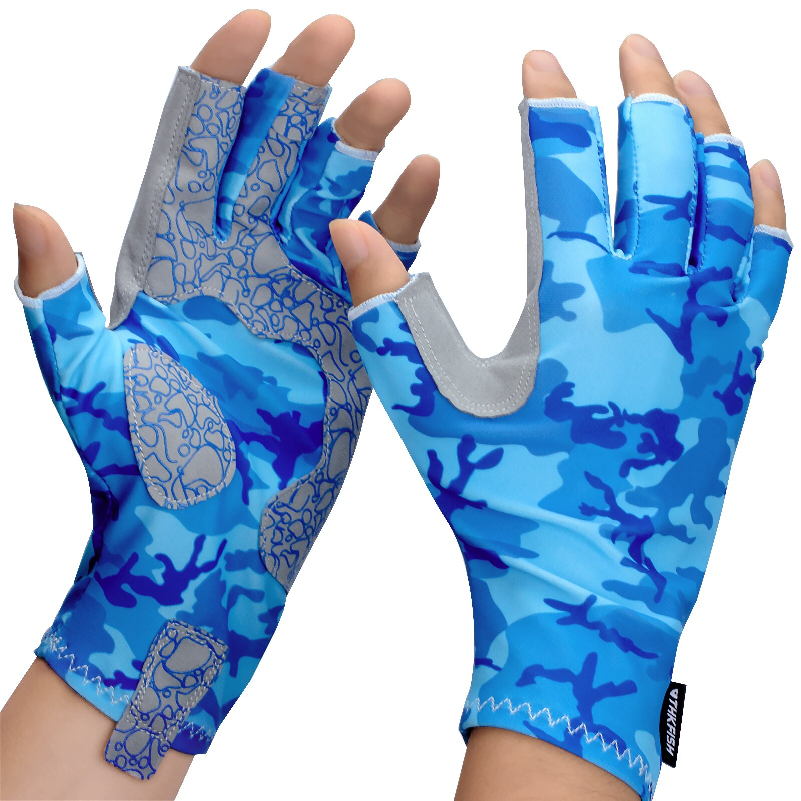 Vissen Handschoenen Ademend Zon Bescherming Vingerloze Sport Handschoenen Outdoor Visgerei Apparatuur