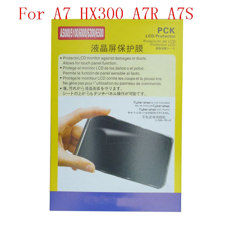 20 piezas Cámara protección de pantalla para Sony A7 HX300 A7R A7S A5100 A6500 A6300 A6000 A5000 NEX5 R5T RX100 M5 M4 M3 M2