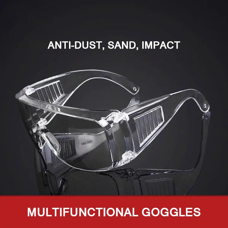 Protective Goggles Children Safety Transparent Goggles Splash-Proof Wind-Proof Antisand Dust Safety Goggles Eye Protection