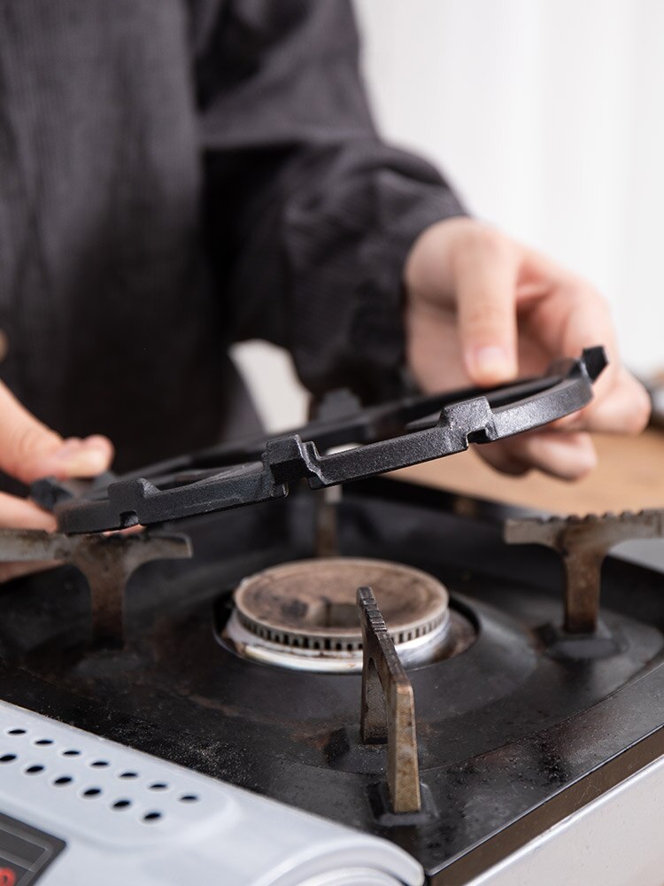 Iron Pot Rack Home Kitchen Tools Desktop Protection Rack Gas Stove Bracket Kitchen Wok Milk Pot Accessories Pot Rack